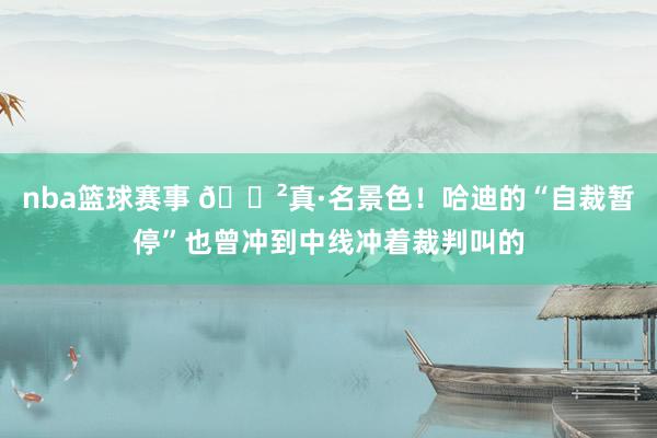 nba篮球赛事 😲真·名景色！哈迪的“自裁暂停”也曾冲到中线冲着裁判叫的